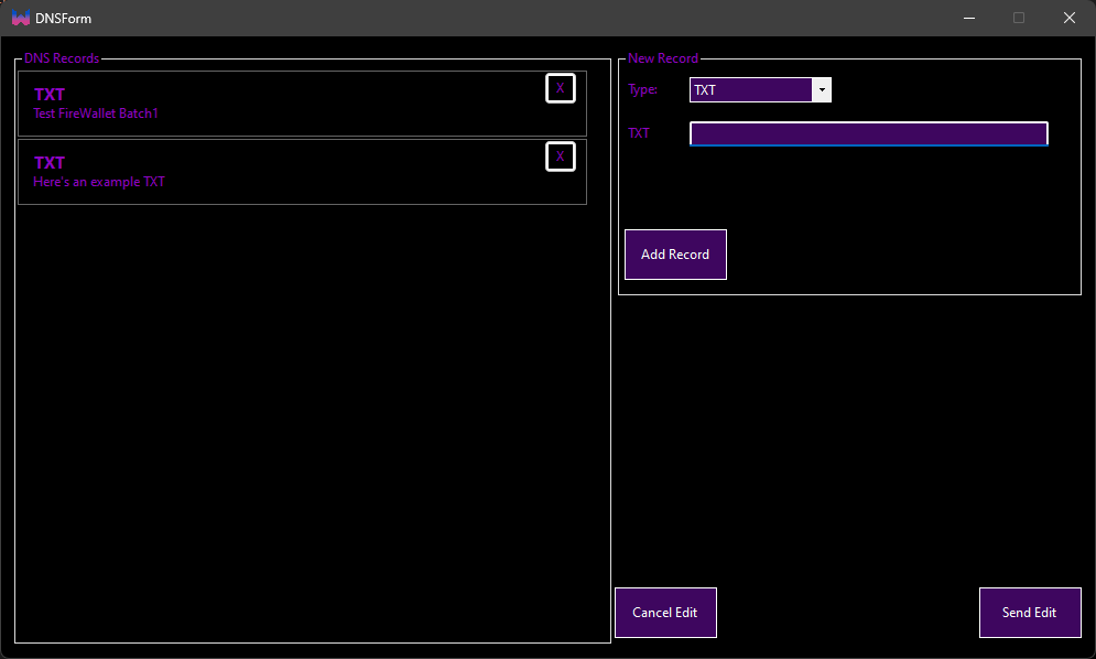 DNS Editor